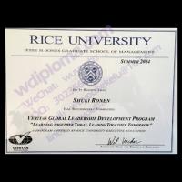 美國假畢業證製作購買萊斯大學文憑樣本
